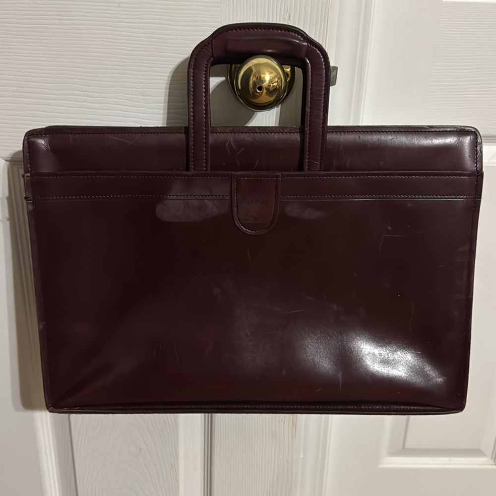 Vintage Hartmann leather briefcase.
